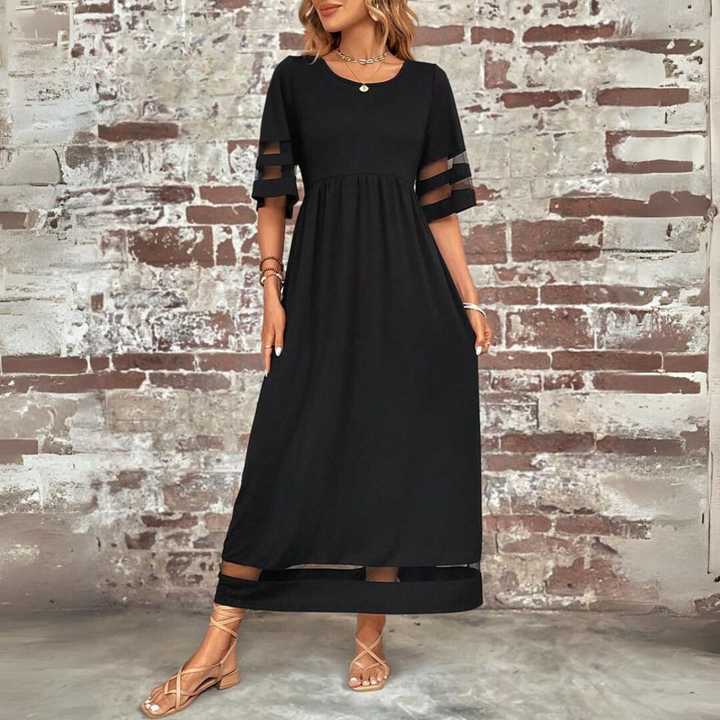 Chic Tummy Flattering Coverage Dress 4