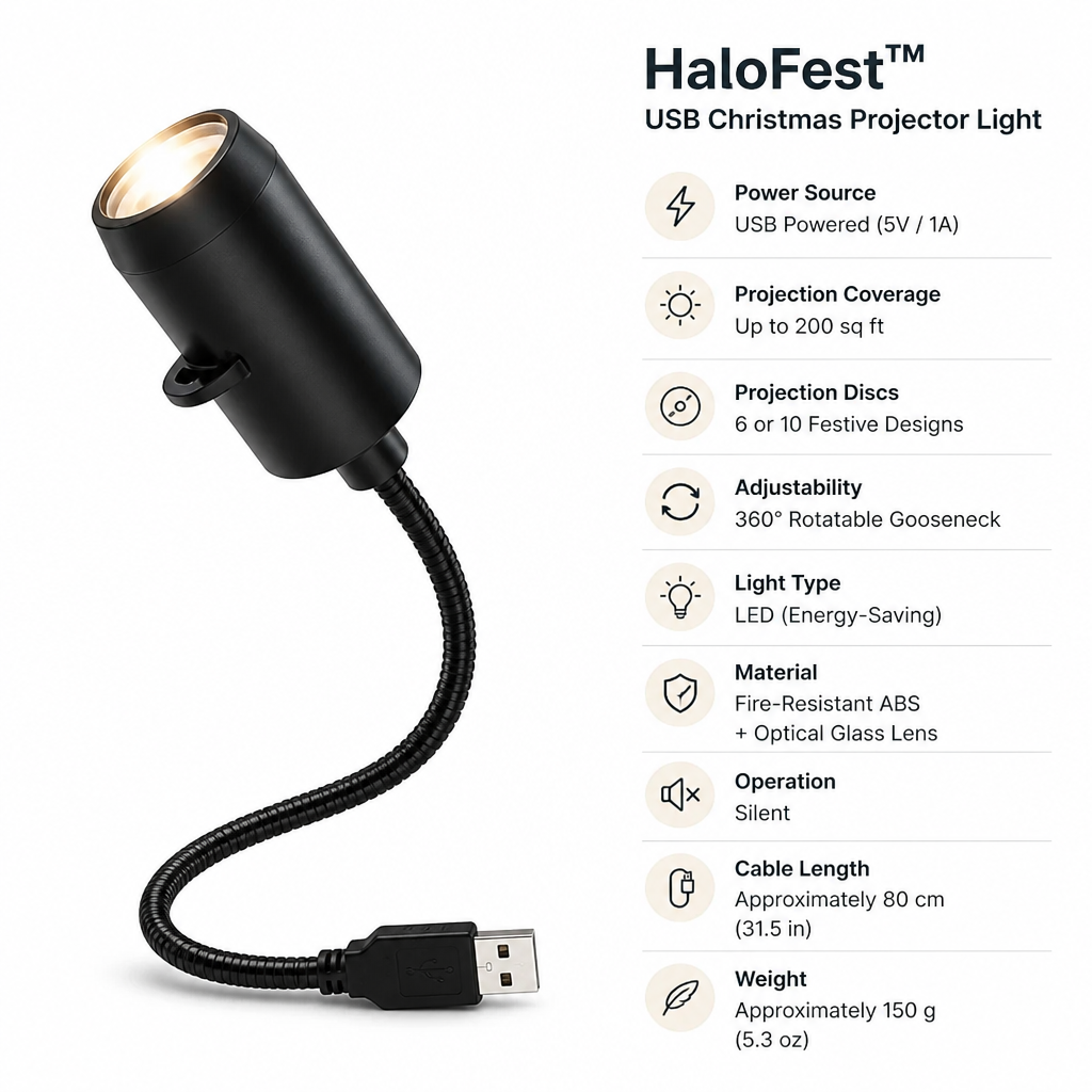 Holiday Light Projector - Instant Festive Scenes for Every Room 4