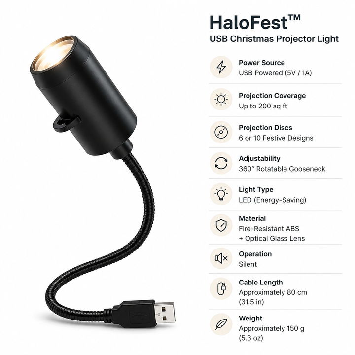 Holiday Light Projector - Instant Festive Scenes for Every Room 4