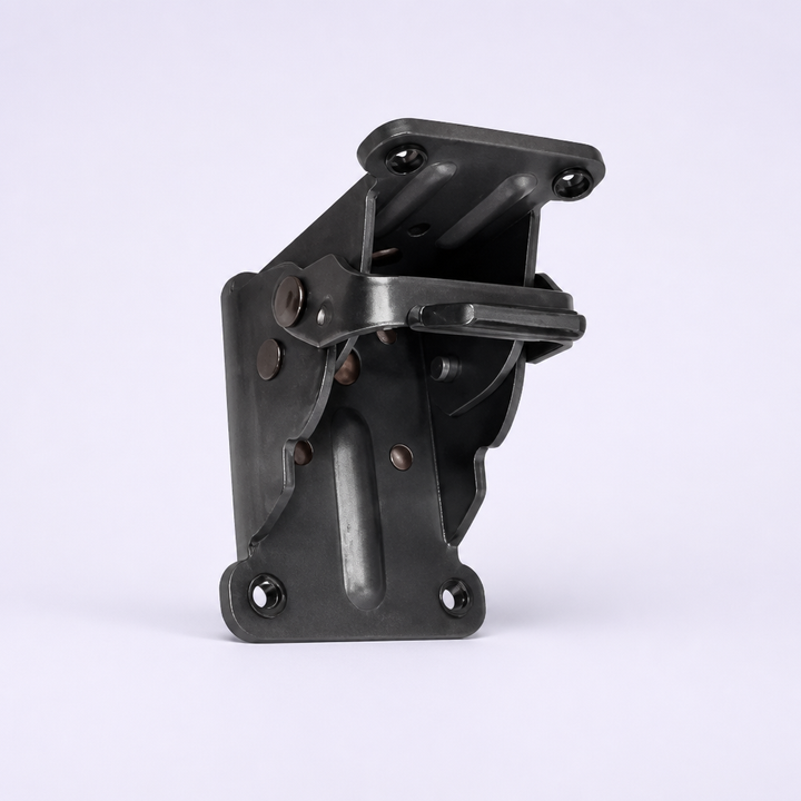 Heavy-Duty Folding Bracket, 500 lb Capacity, Self-Locking Steel, Space-Saving 7