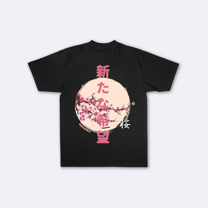 Cherry Blossom Oversize Japanese-Style T-Shirt 2