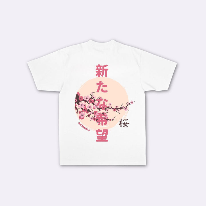 Cherry Blossom Oversize Japanese-Style T-Shirt 1