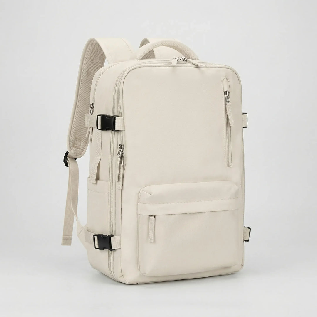 Large Capacity Travel Backpack With Shoe Compartment - Packari