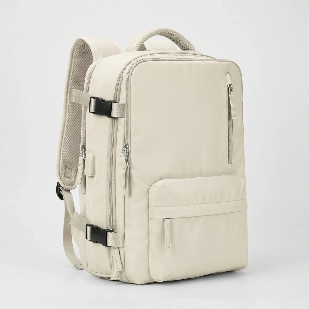 Large Capacity Travel Backpack With Shoe Compartment - Packari
