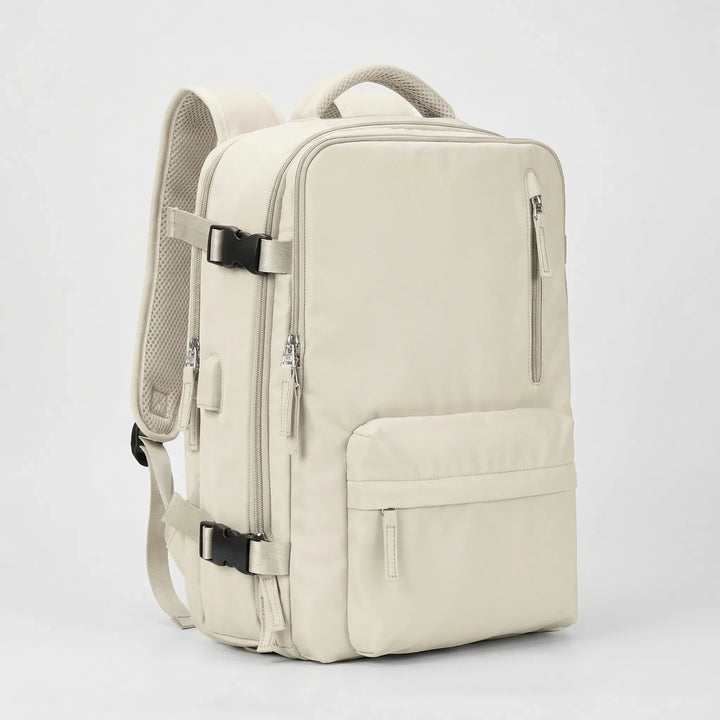 Large Capacity Travel Backpack With Shoe Compartment - Packari