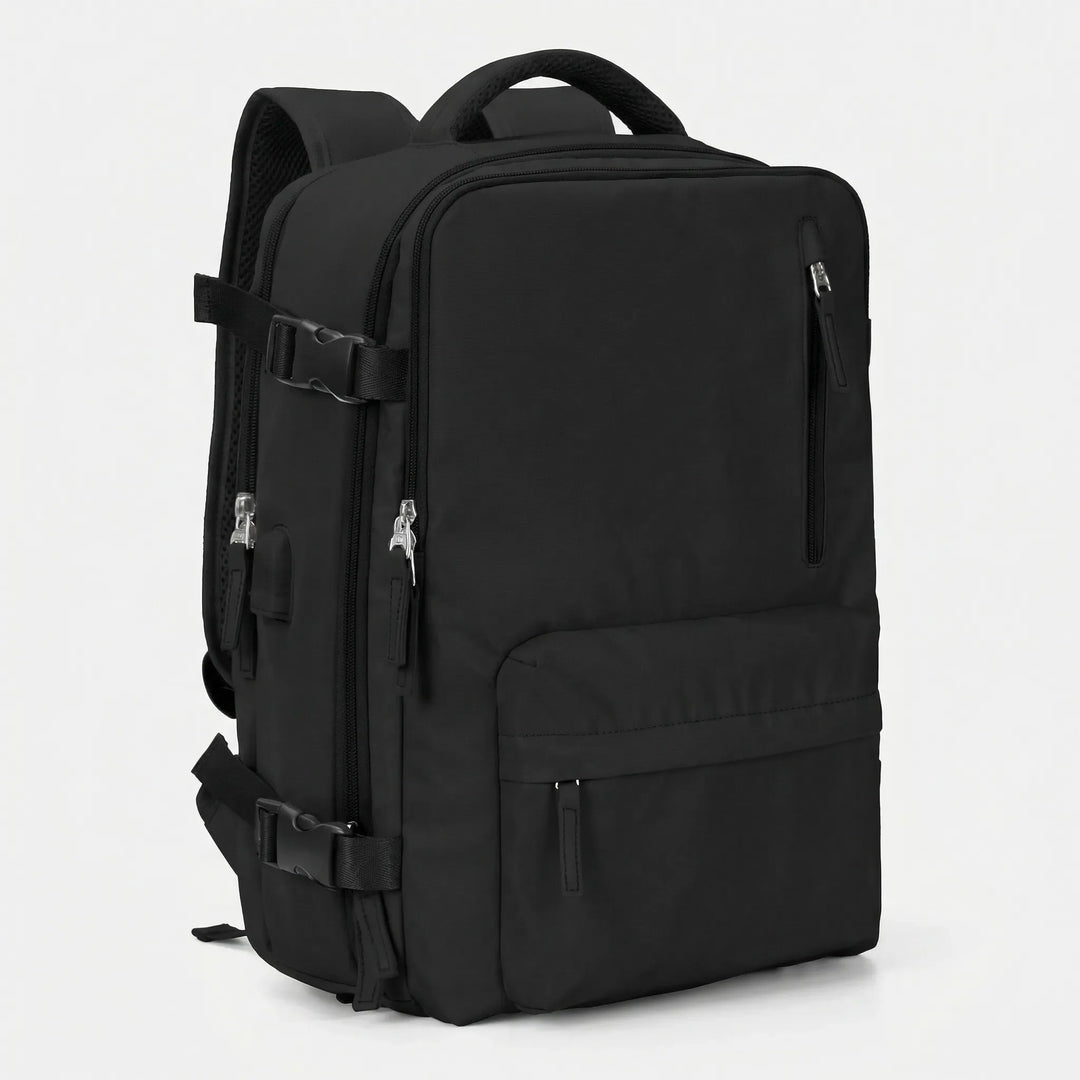 Large Capacity Travel Backpack With Shoe Compartment - Packari