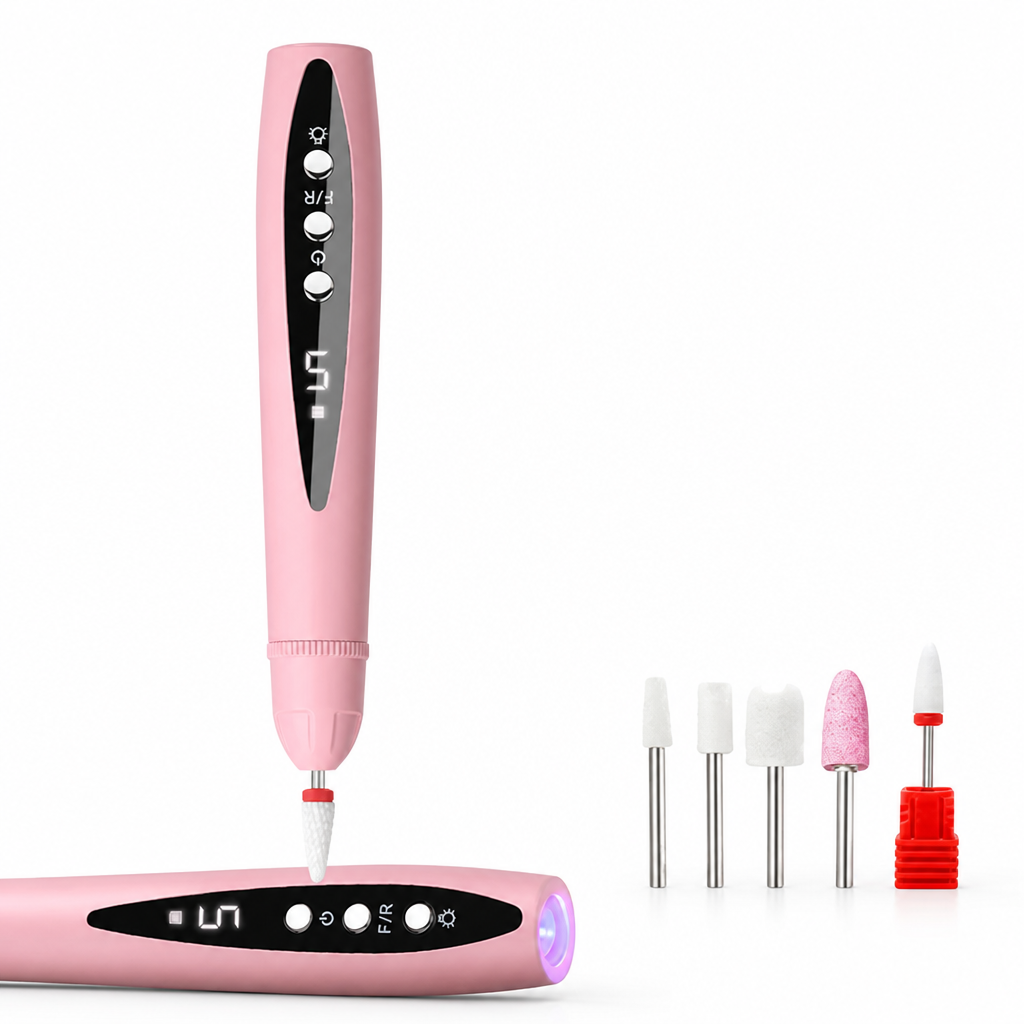 2-in-1 Nail Drill & UV Gel Lamp for Thick Nails, Salon Finish 6