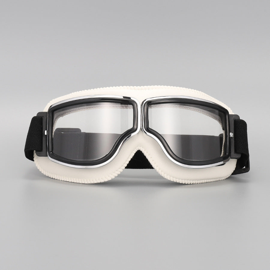 Vintage Motorcycle Goggles with Adjustable Elastic Strap 13