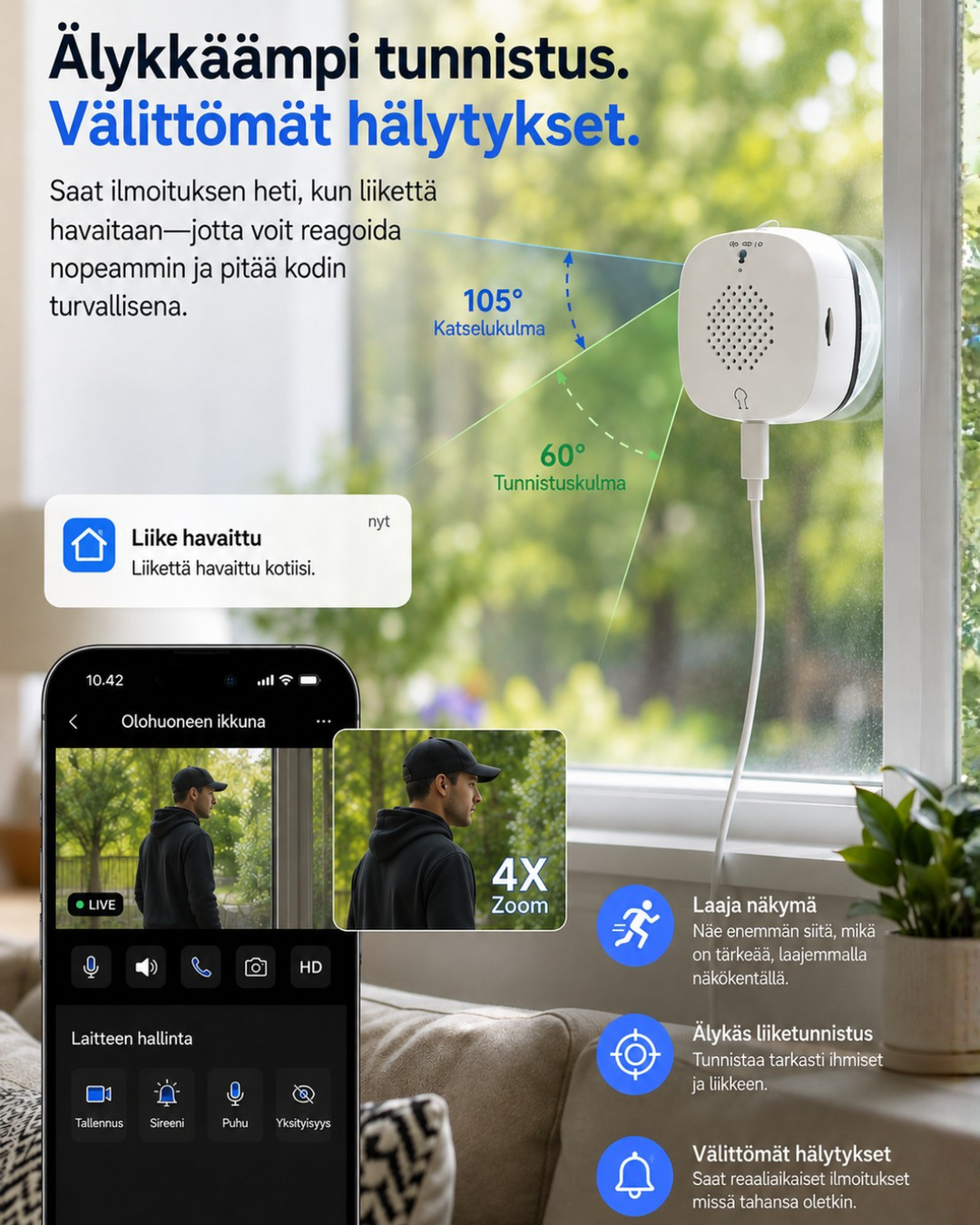 Window Watch Security Camera - Turn Any Window Into a Security Cam 4