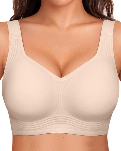 Comfortable Wireless Jelly Bra with Full Coverage and Smoothing Fit 8