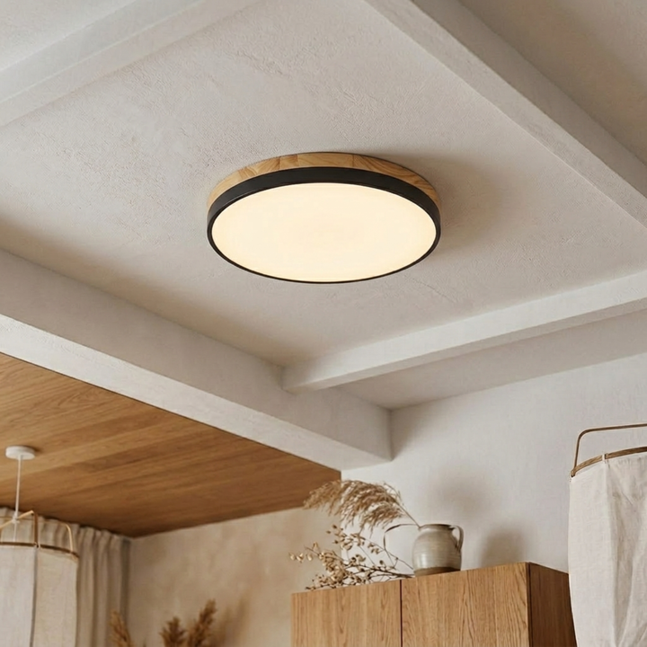 Round Disc Ceiling Light – Flat Flush Mount Fixture 12