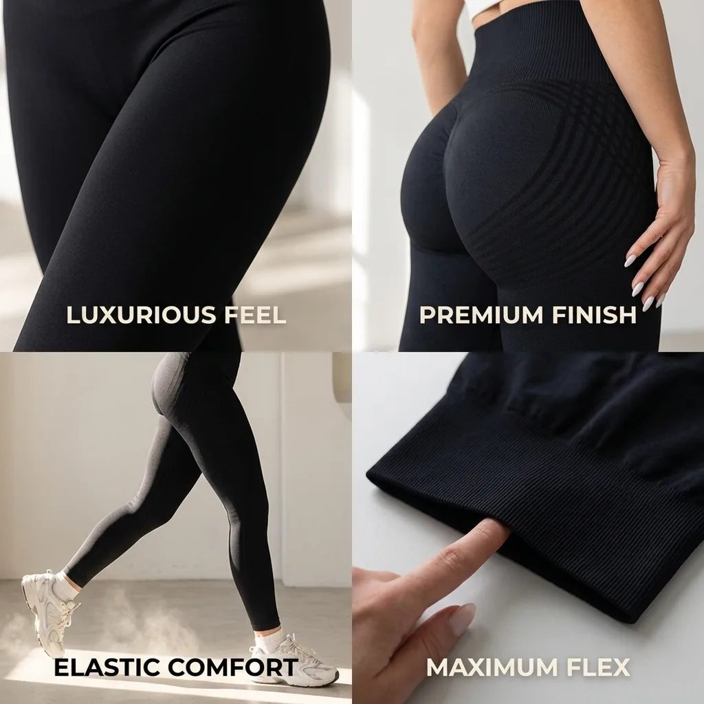 Curvay 3D Sculpt Leggings - Cellulite-Smoothing Compression 7