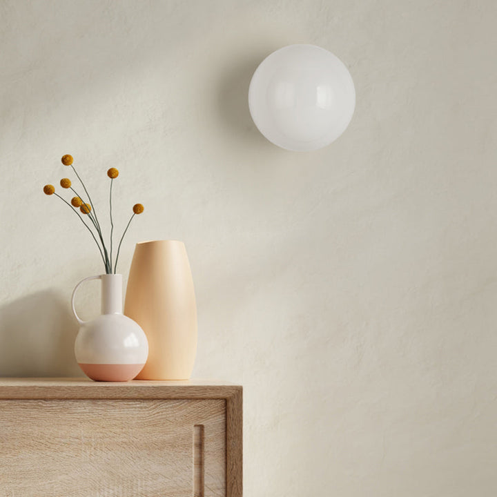 Modern Opal Glass Sphere Ceiling Light for Hallways 6