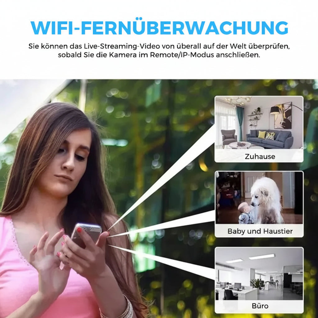 Mini WiFi Security Camera 1080p | Covert Night Vision | Motion Alert | Audio 4