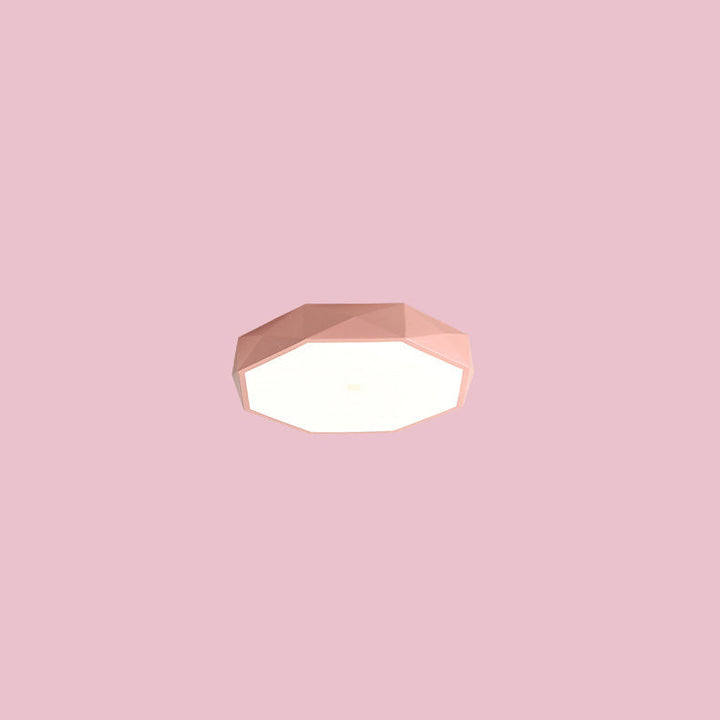 Modern Abstract LED Ceiling Light in Scandinavian Style, Flush Mount, 3 Sizes 11