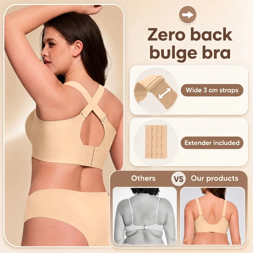 Wireless Women's Bra, Comfort Fit, Invisible Second-Skin Feel 3