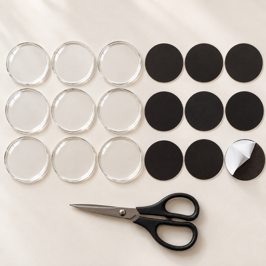 Clear Acrylic Photo Magnets – Self-Adhesive, No Glue Needed 10