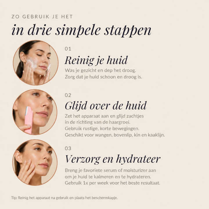 Sonic Facial Hair Remover for Women - Smooth Skin in 5 Minutes 4