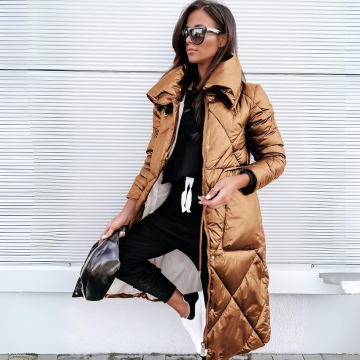 Elora Long Down-Filled Winter Coat for Women - Windproof & Water-Repellent 2