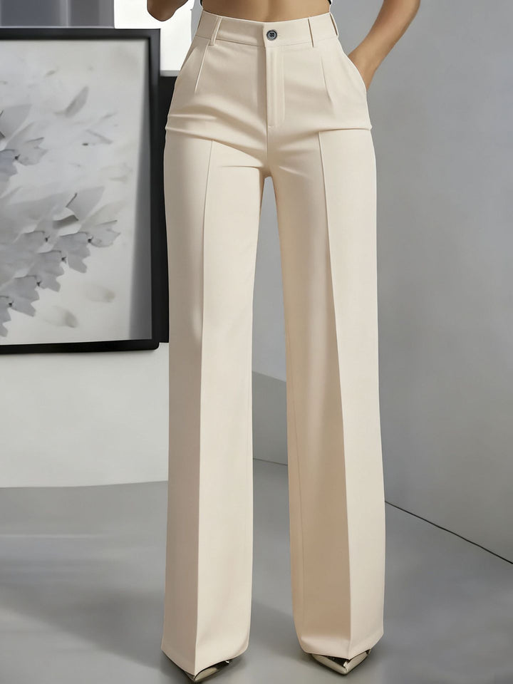 High-Waisted Stretch Woven Pants 5