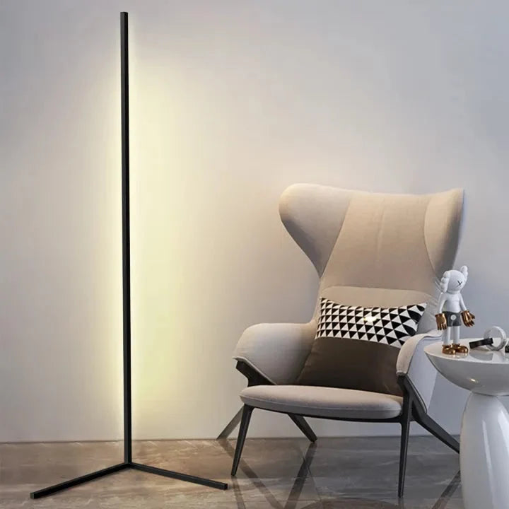 Dimmable LED Corner Floor Lamp with Remote Control 6