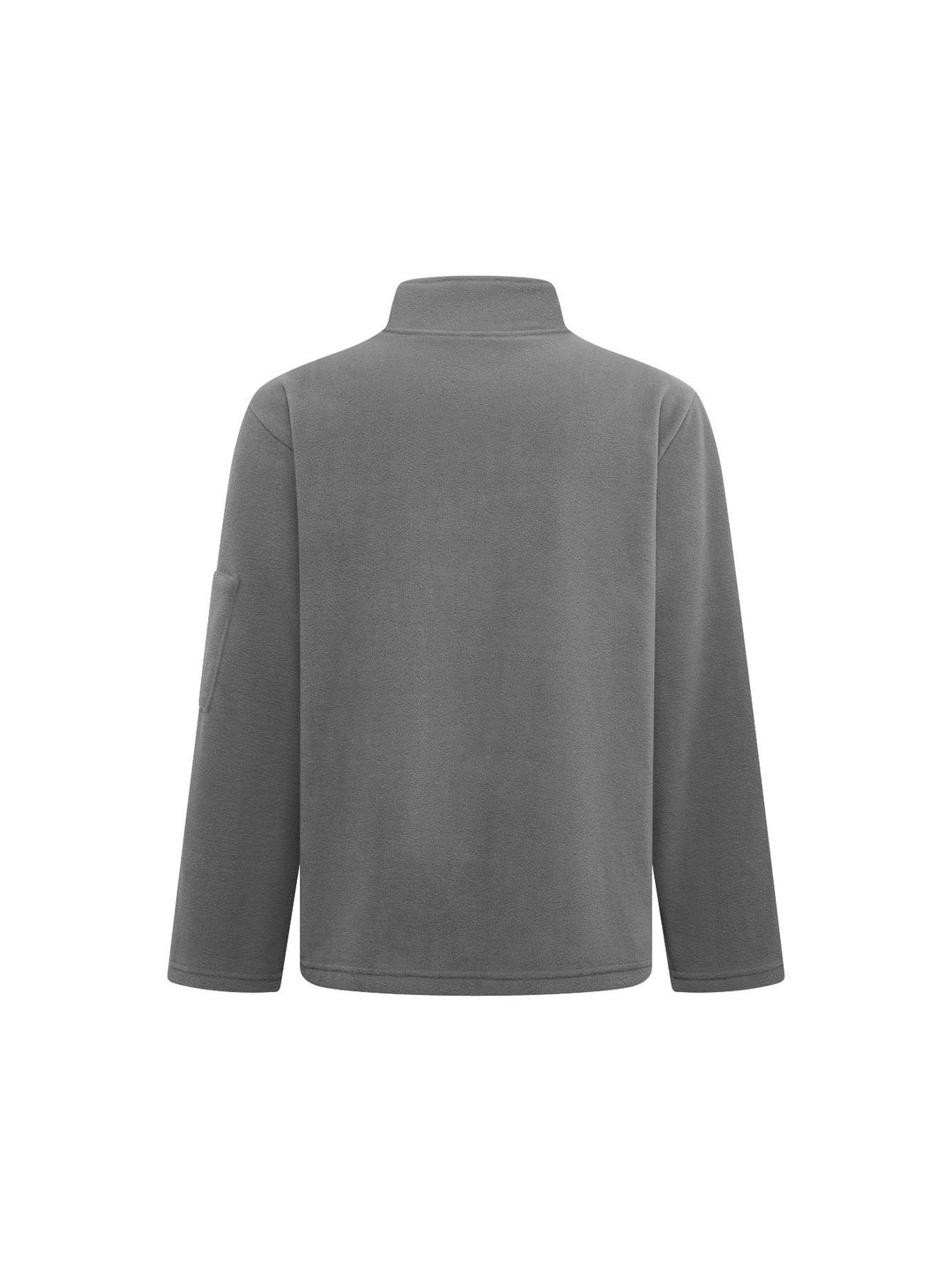 Men's Full-Zip Fleece Jacket with Stand Collar - Windproof, Stretch Fit 11