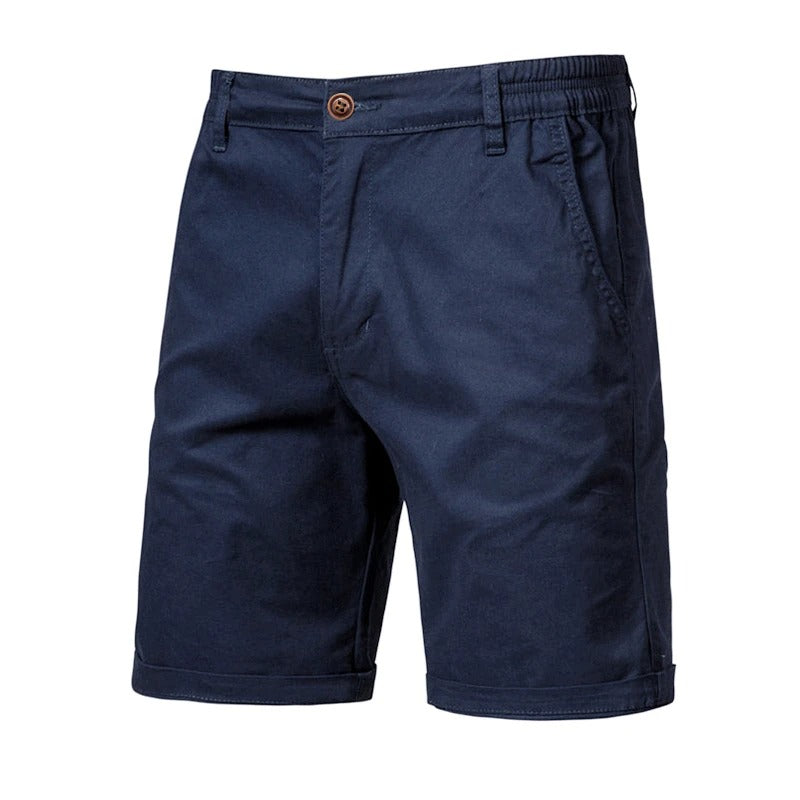 Classic Casual Shorts with Stretch Waistband 10