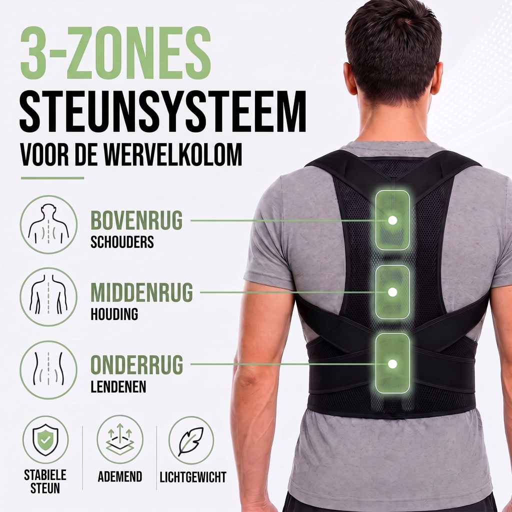 Adjustable Upper Back Posture Corrector Brace with Breathable Mesh 6