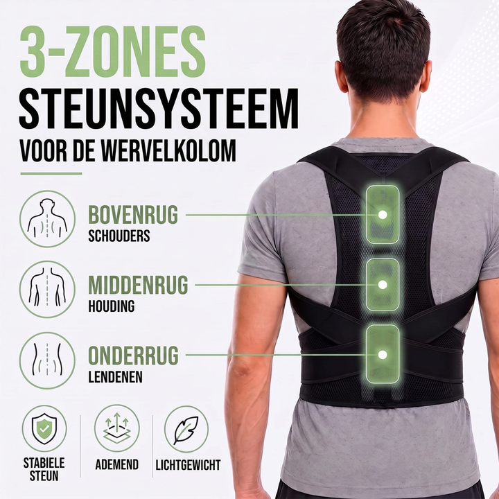 Adjustable Upper Back Posture Corrector Brace with Breathable Mesh 6