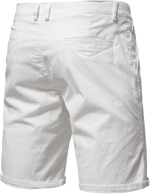 Classic Casual Shorts with Stretch Waistband 8