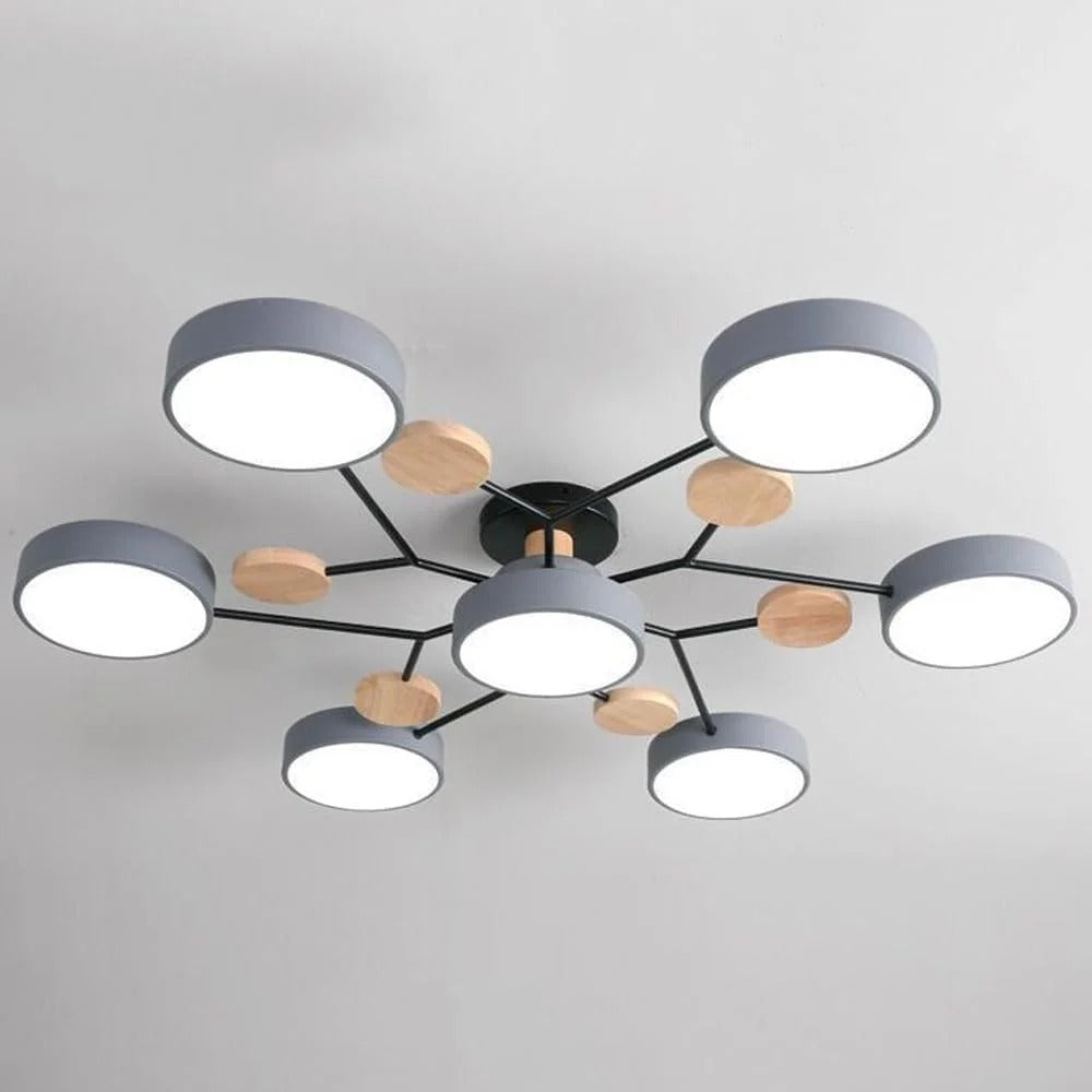Modern LED Flush Mount Ceiling Light, Bright Low-Profile Fixture 12