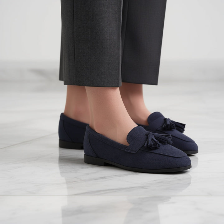 Women's Minimalist Casual Shoes with Faux Suede Finish 1