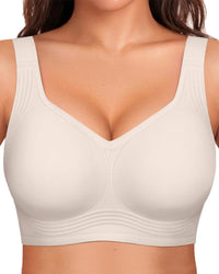 Comfortable Wireless Jelly Bra with Full Coverage and Smoothing Fit 9