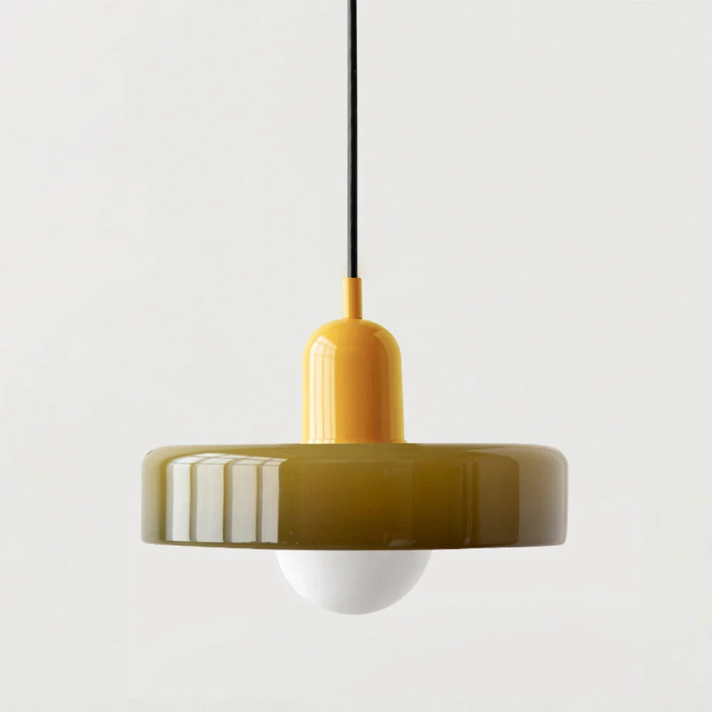Bauhaus Stained Glass Pendant Lamp 18