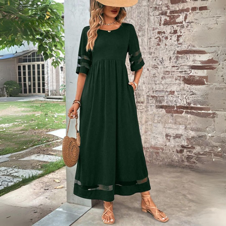Chic Tummy Flattering Coverage Dress 6
