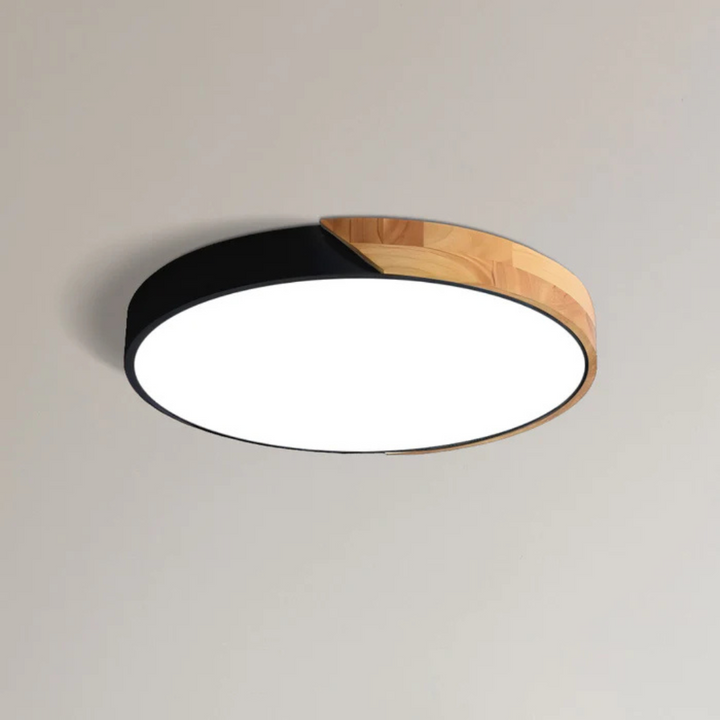Delos Scandi Wood Ceiling Light | Natural LED Design Lamp 15