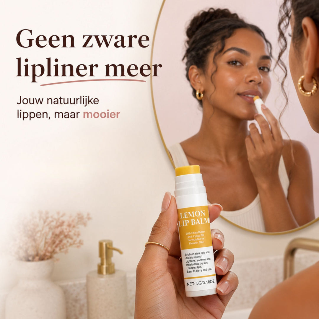 Lemon Lip Balm - Brightening Lip Treatment for Dark Lips 3