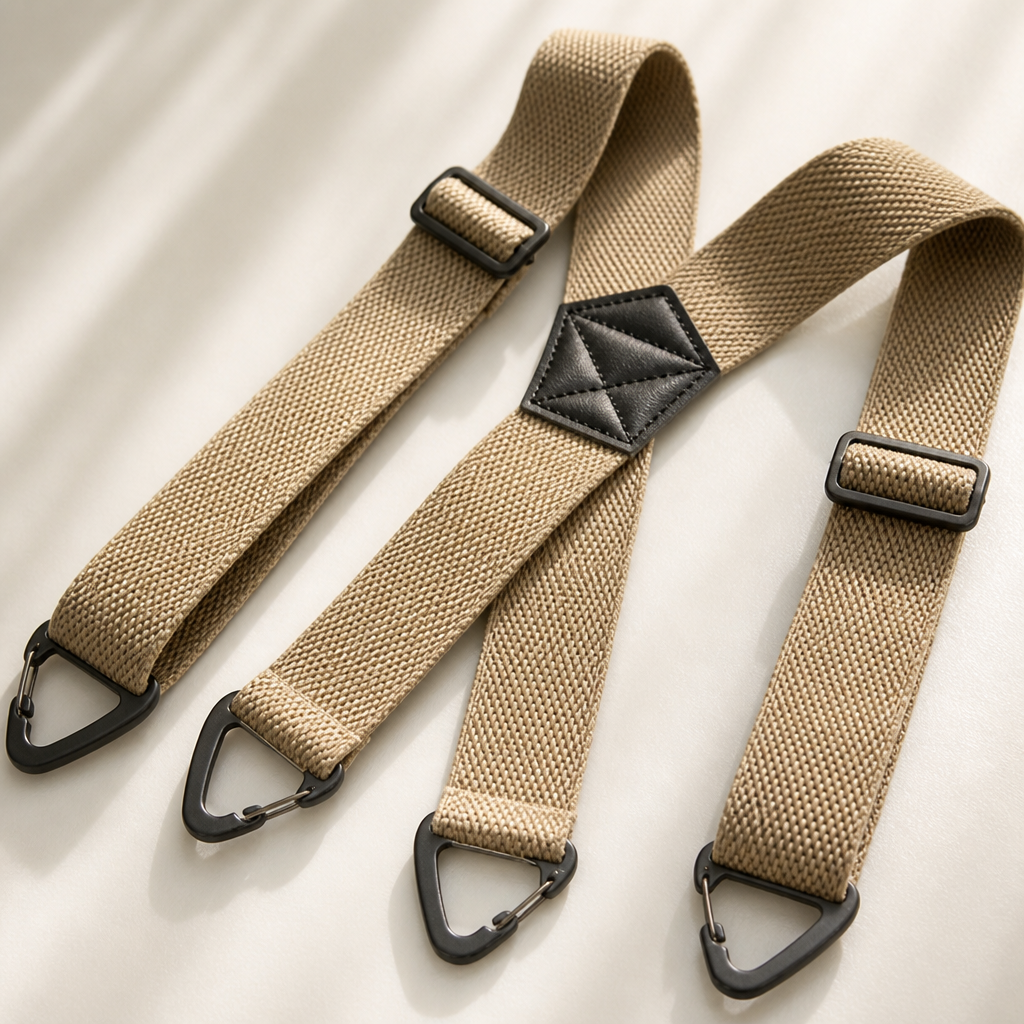 Men's Heavy-Duty Elastic Suspenders, 1.5 Inch Wide with Metal Clips, X or Y Back 5