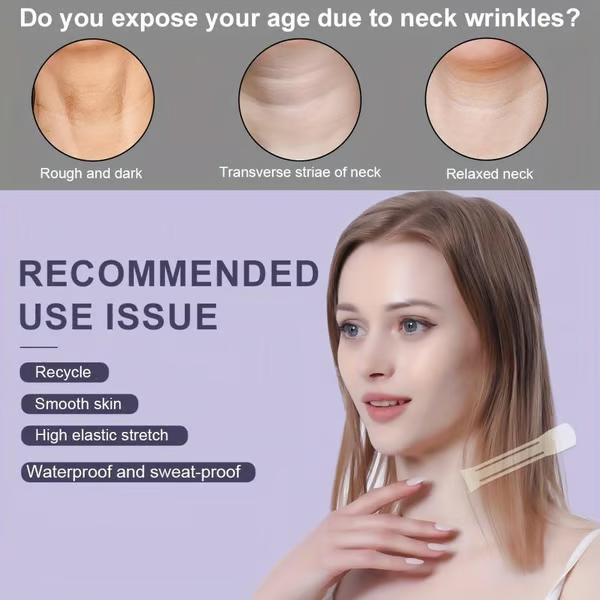 Instant Neckline Lift Tape - Invisible, Pain-Free Sculpting 2