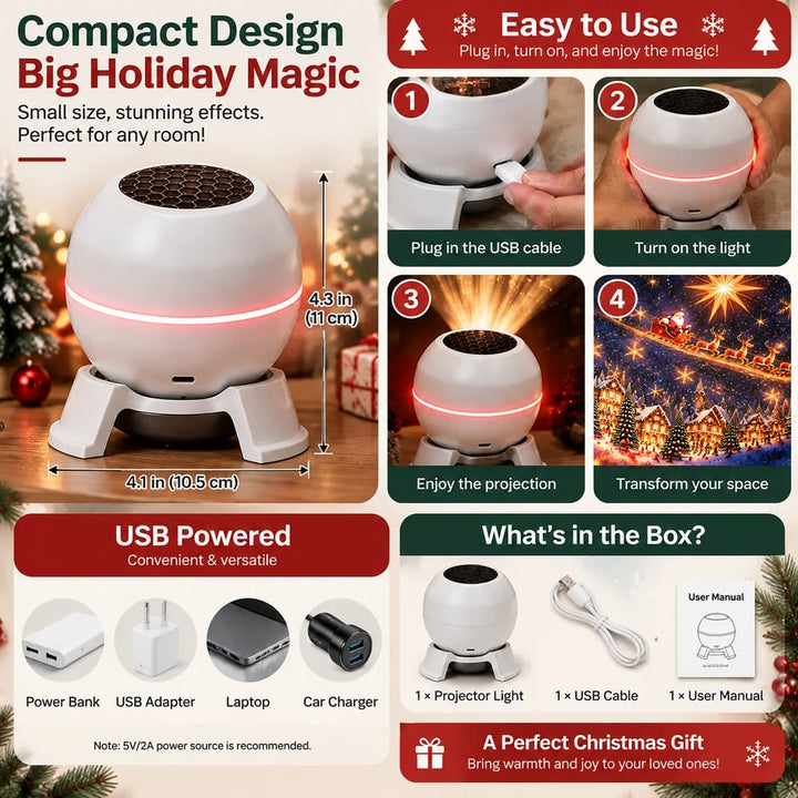 Magical Christmas Projector Light 1
