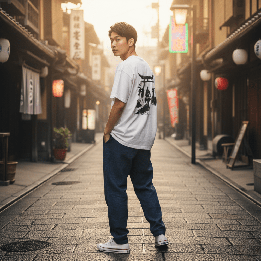 Japanese-Inspired Oversized T-Shirt 8