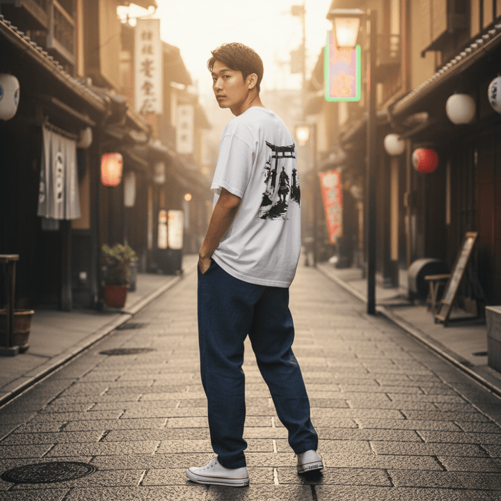 Japanese-Inspired Oversized T-Shirt 8