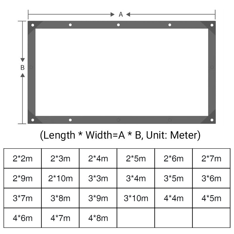 Clear Weatherproof Protective Tarp for Garden, Patio and Outdoor Use 9