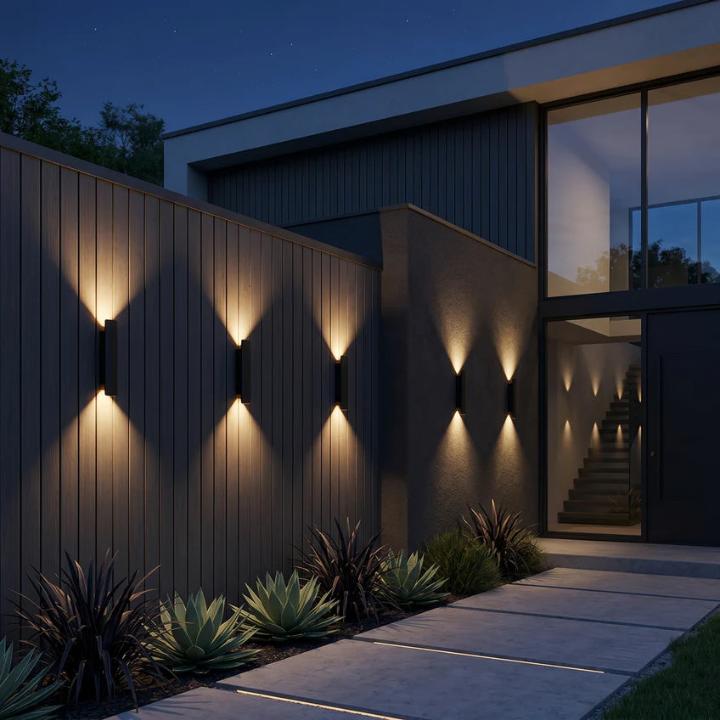 Outdoor LED Wall Light with Up-Down Beam – Weatherproof IP65 6