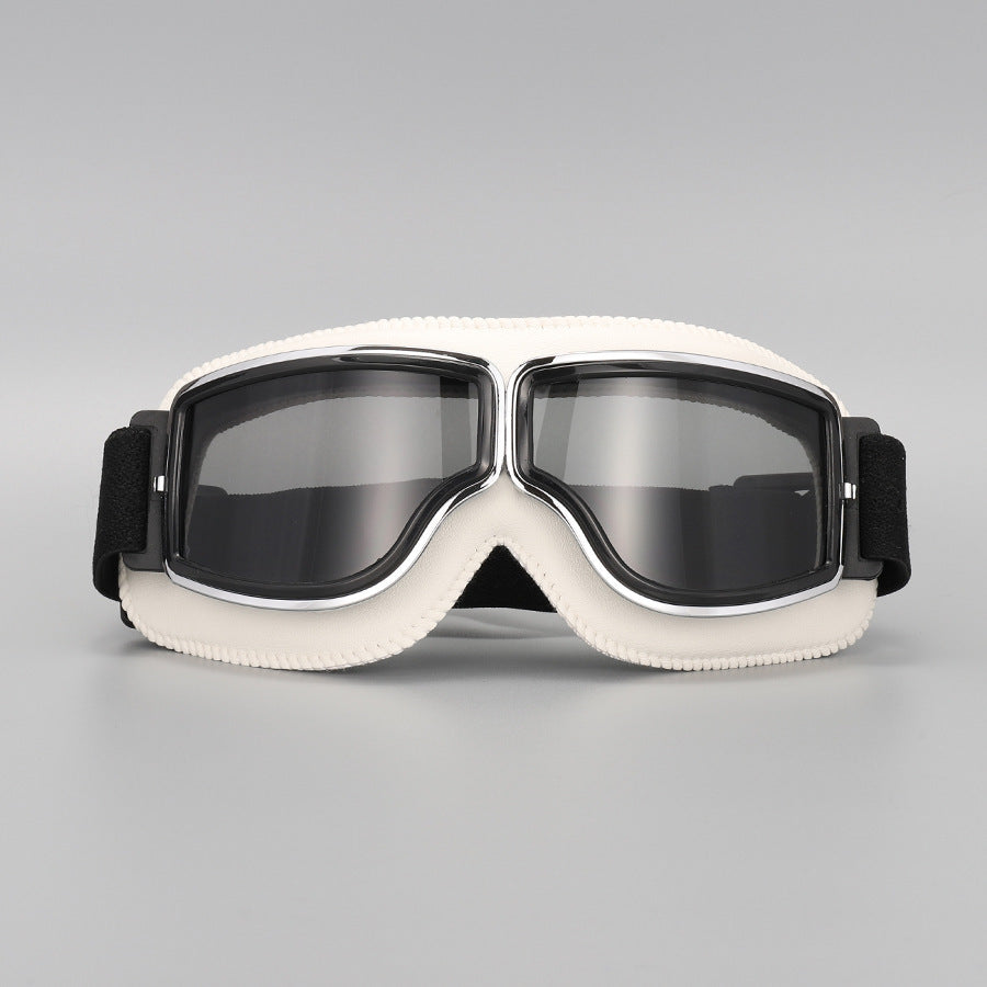 Vintage Motorcycle Goggles with Adjustable Elastic Strap 14