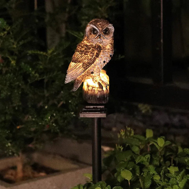 Solar LED Owl Garden Light - Weatherproof Outdoor Decor with Auto Dusk Sensor 4