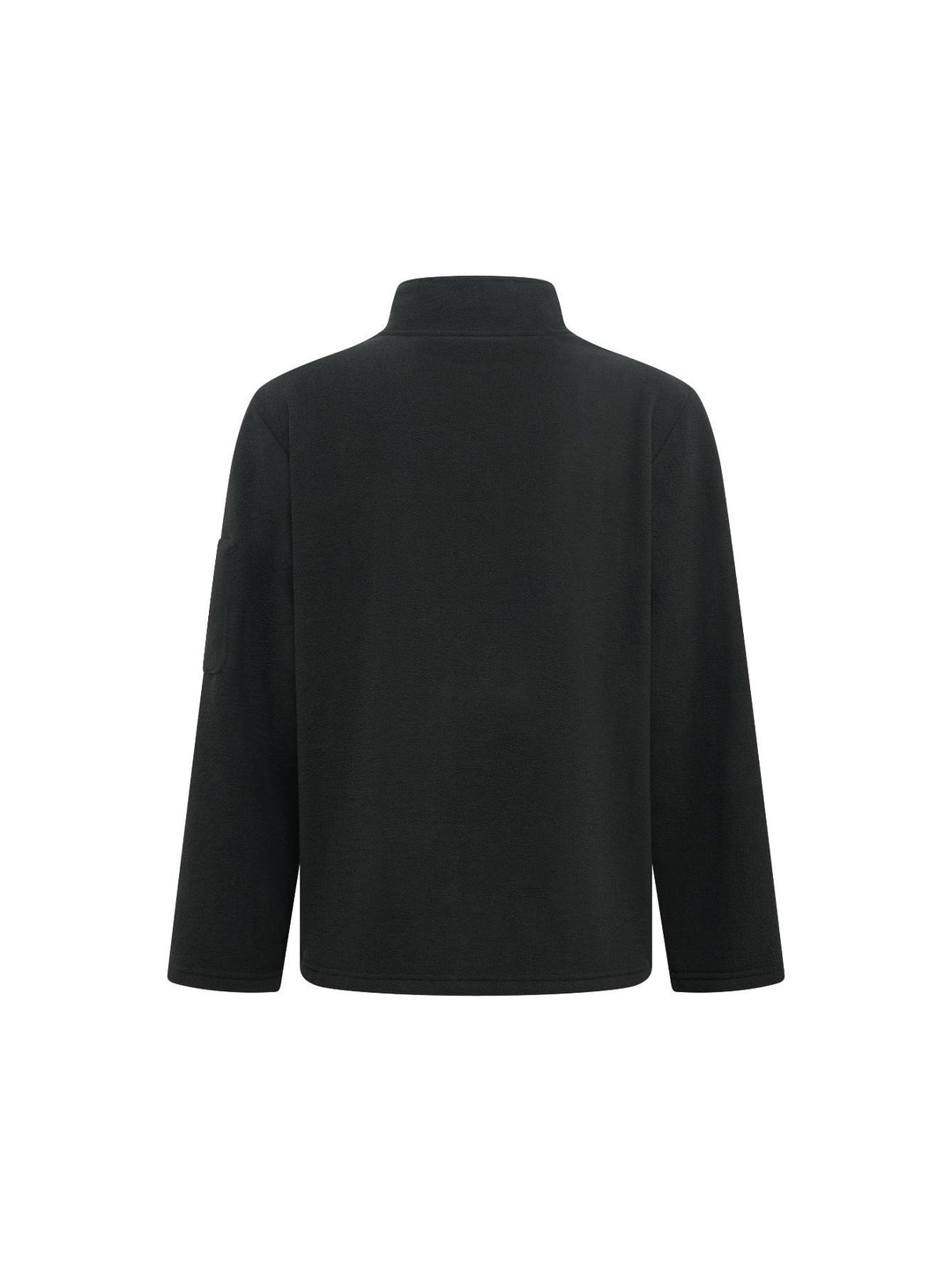 Men's Windproof Fleece Jacket with Stand Collar and Full Zip 11