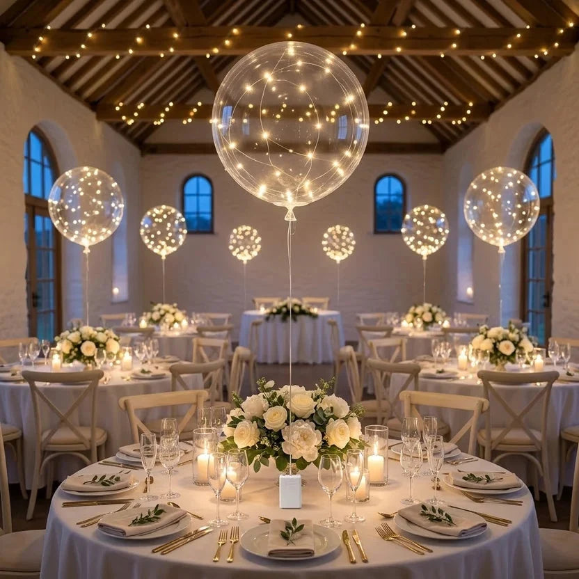 Glowing LED Balloon Set of 10 for Weddings, Birthdays and Garden Decor 5