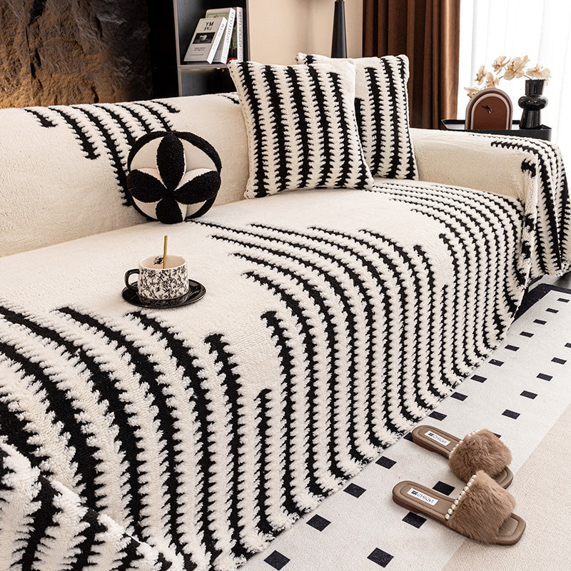 Plush Non-Slip Couch Cover, Soft Stretch Sofa Slipcover 10