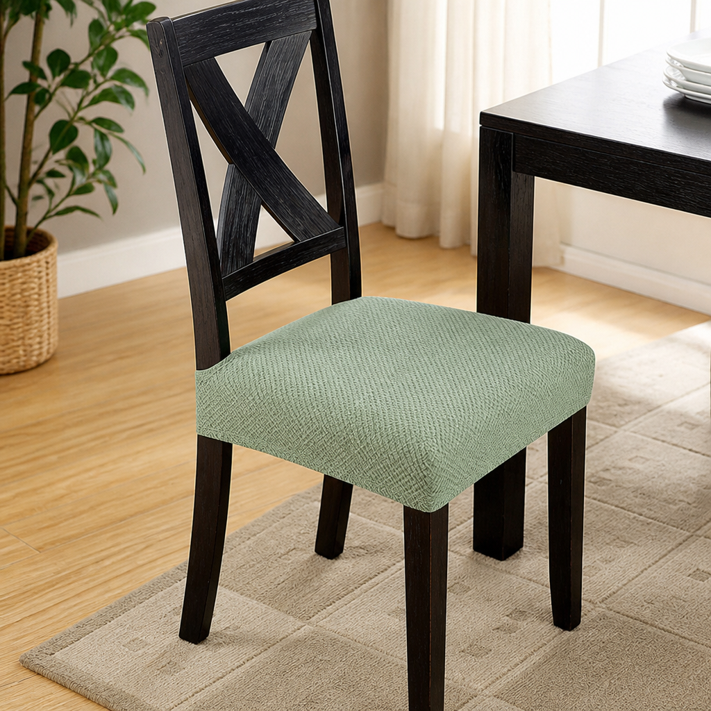 Waterproof Stretch Woven Chair Covers, Slip-Resistant Jacquard Polyester 7